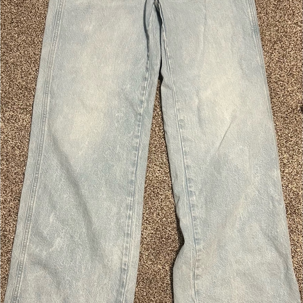 PacSun Women's Light Indigo Low Rise Casey Baggy Jeans